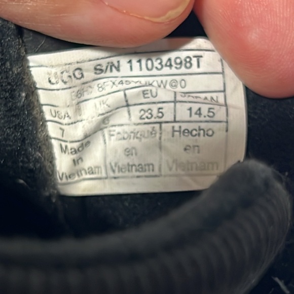 UGG Tabor sporty boots with velcro straps blck blue - Picture 7 of 7